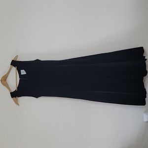 Vintage Laura Ashley Black Velvet Gown Size 4